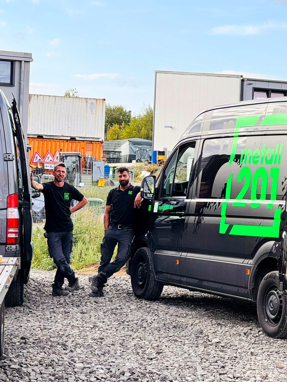 Matthias Krauss und Fadi Traini von Metall 201 OHG